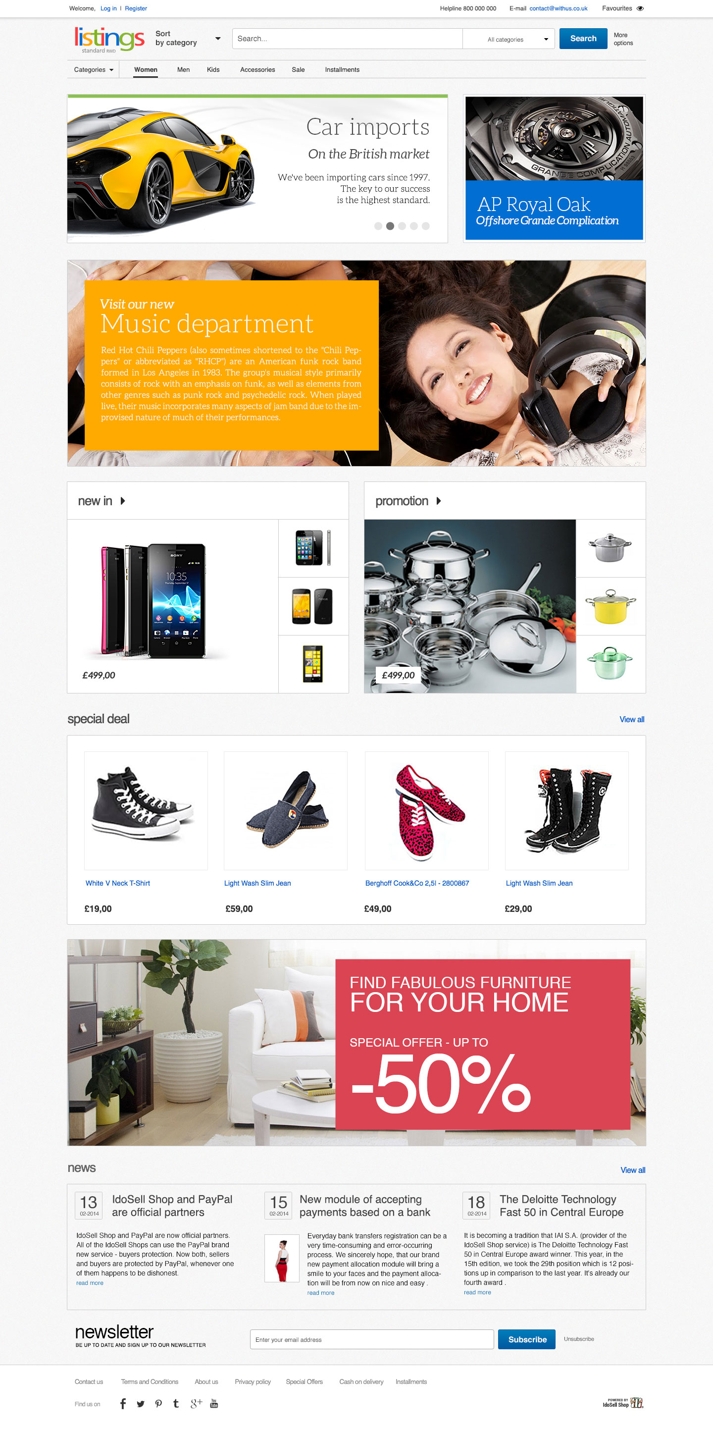 Shop Front For Ebay Auction Shops Ecommerce Tailored To Your Needs