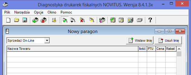Program serwisowy dla Novitus