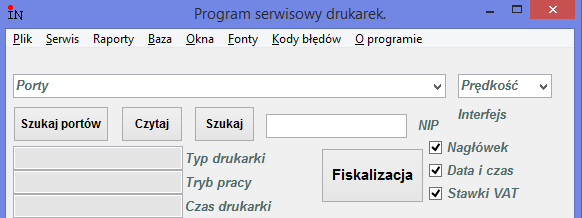 Program serwisowy dla Innova