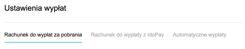 Oddzielne rachunki bankowe do wypłat