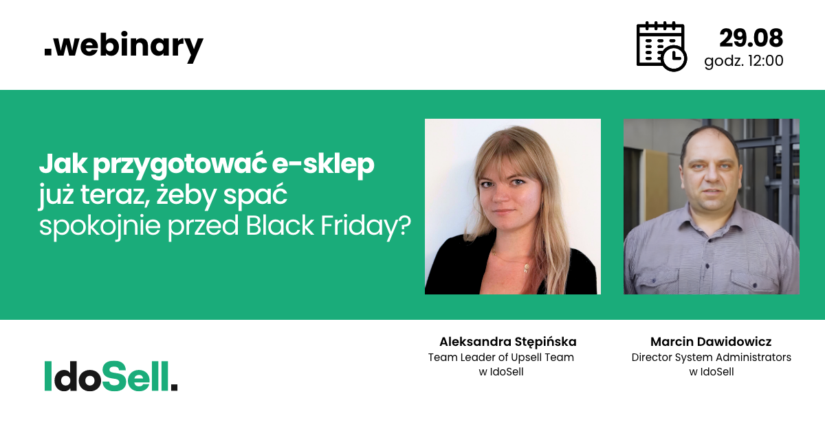 Jak przygotować e-sklep już teraz, żeby spać spokojnie przed Black Friday? [WEBINAR]