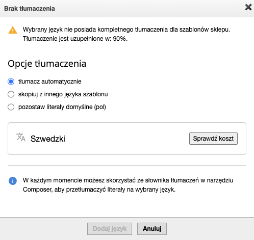 composer tłumaczenia automatyczne